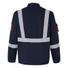 Export European code polyester-polyester twill long-sleeved reflective strip two-piece work clothes, auto repair work clothes, workshop factory uniforms, labor protection clothing, spring and autumn long-sleeved work clothes, men's dirt-resistant and wear-resistant labor protection clothing wholesale, auto repair clothing, workshop factory uniforms, construction site uniforms Item Picture
